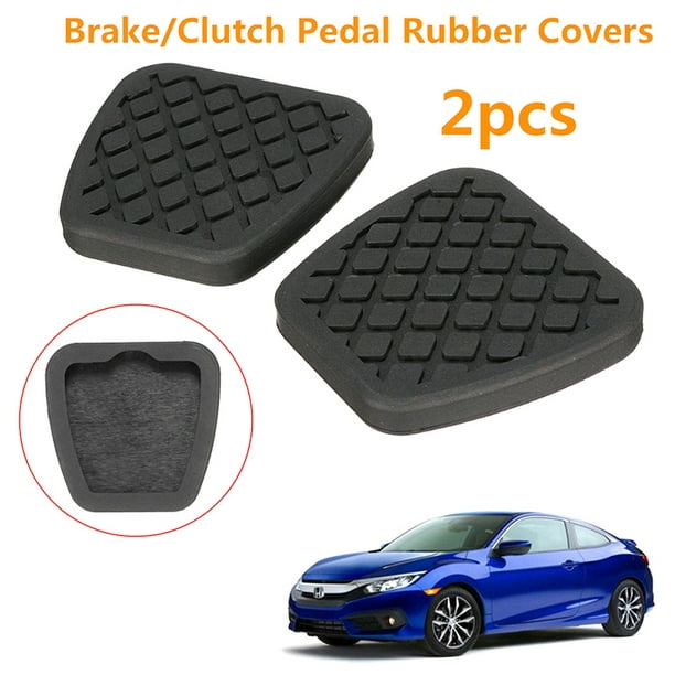 Clutch Pedal Rubber Covers For Car/Auto/SUV 2x Black Genuine Brake